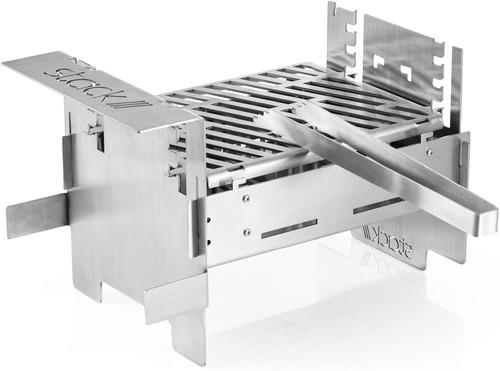 Stack grill und - stack, feuerstelle