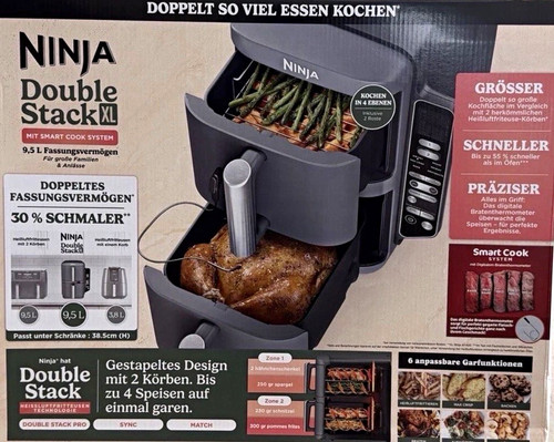 Ninja double stack airfryer - double,
